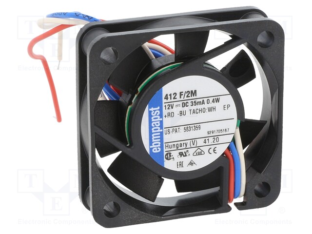 Fan: DC; axial