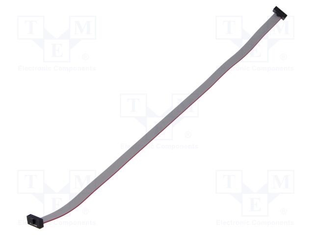 Ribbon cable with IDC connectors; Tape ph: 0.64mm; 241.3mm