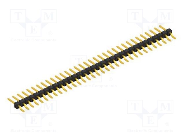 Connector: pin strips; pin header; male; PIN: 33; 2.54mm; SMT; 1x33