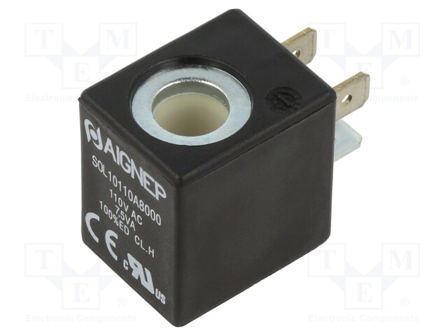 Coil for solenoid valve; IP65; 115VAC; 7.5VA