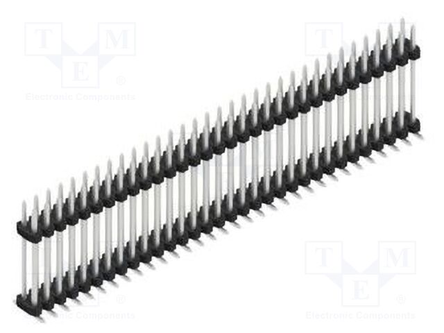 Connector: pin strips; pin header; male; PIN: 64; 2mm; SMT; 2x32