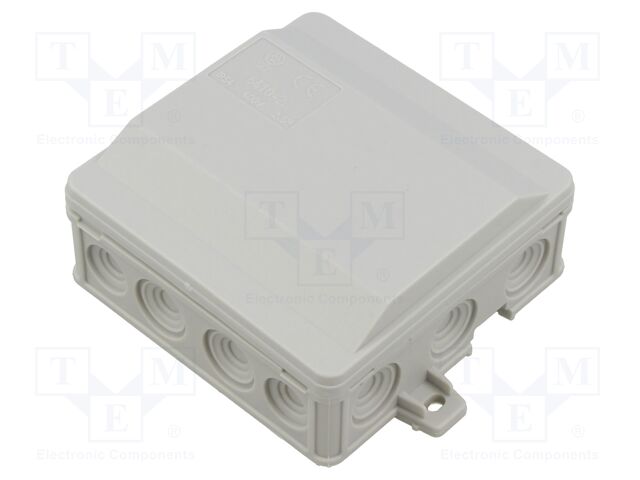 Enclosure: junction box; X: 90mm; Y: 40mm; Z: 90mm; wall mount; IP54