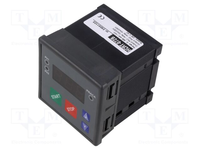 Timer; Range: 1s÷999s; NO x2; 230VAC; panel; OUT 1: 230VAC/5A; HCRT