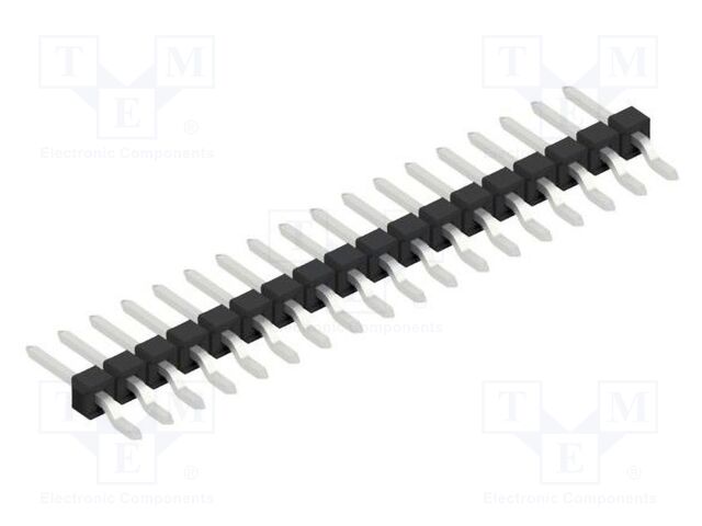 Connector: pin strips; pin header; male; PIN: 18; 2.54mm; SMT; 1x18