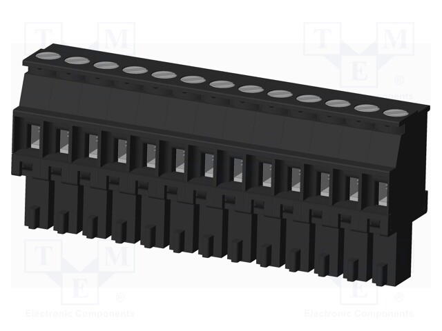 Connector: pluggable terminal block; plug; female; angled 90°