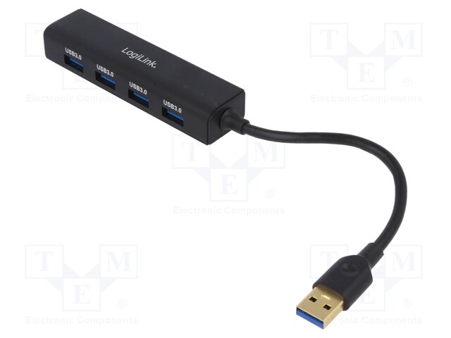 Hub USB; USB 1.1,USB 2.0,USB 3.0; PnP; Number of ports: 4; 5Gbps