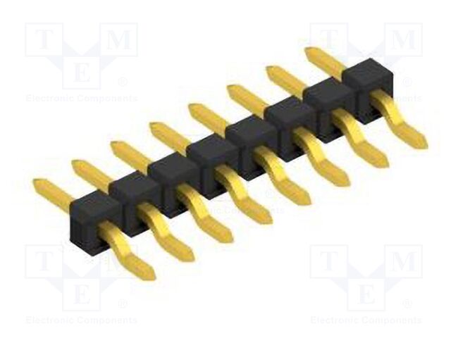 Connector: pin strips; pin header; male; PIN: 8; 2.54mm; SMT; 1x8