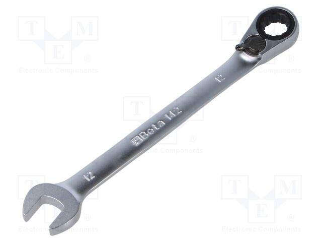 Wrench; combination spanner,with ratchet; 12mm