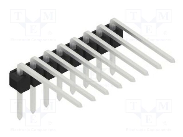 Connector: pin strips; pin header; male; PIN: 8; 2.54mm; THT; 1x8