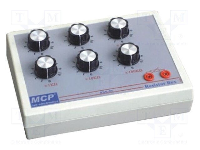 Decade box: resistance; 1Ω÷1MΩ; Number of ranges: 6; 1mA