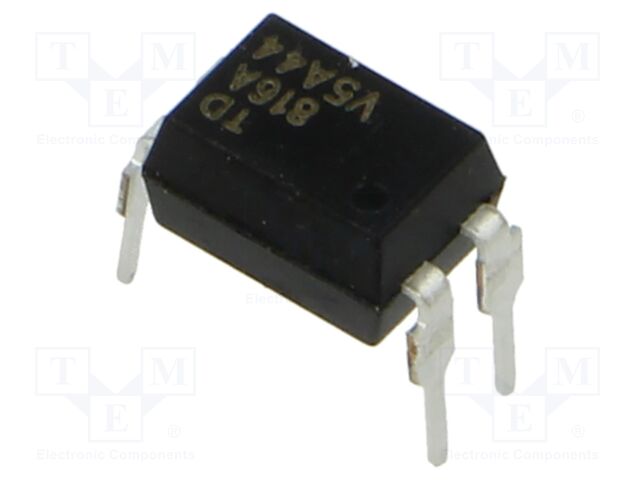 Optocoupler; THT; Ch: 1; OUT: transistor; 5kV; DIP4; Colour: black