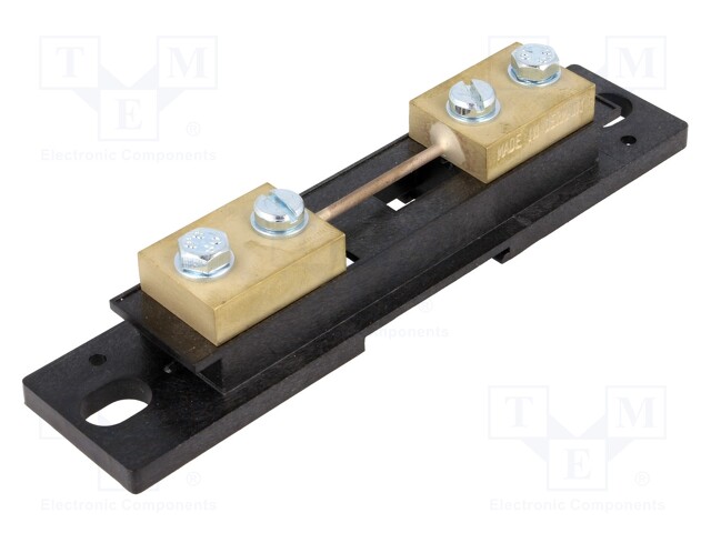 Current shunt; Class: 0,5; 15A; 60mV; Equipment: insulating base