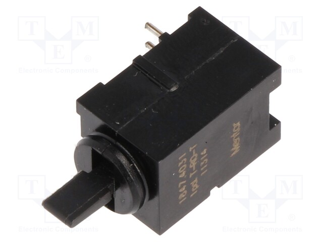 Switch: toggle; Pos: 3; SP3T; (ON)-OFF-(ON); 0.5A/60VAC; 0.5A/60VDC