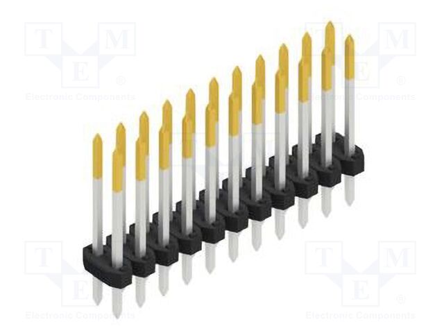 Connector: pin strips; pin header; male; PIN: 22; 2mm; THT; 2x11
