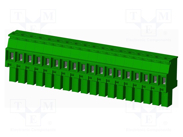 Connector: pluggable terminal block; plug; female; angled 90°