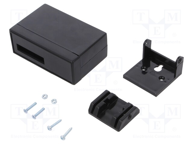 Enclosure: for devices with displays; X: 88mm; Y: 58mm; Z: 34mm; ABS