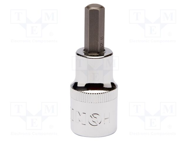 Wrench; hex key,socket spanner; HEX 10mm; 1/2"; 60mm