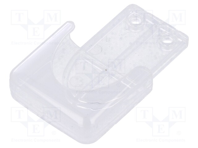 Clip; Colour: transparent; Application: for enclosures; Y: 68mm