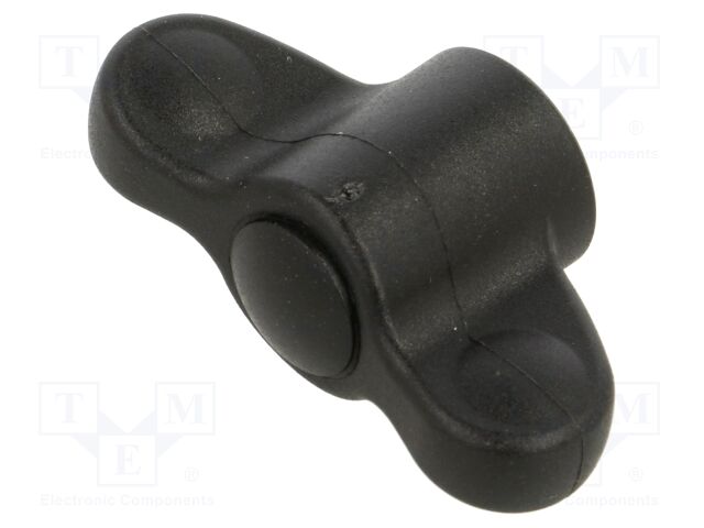 Knob wing; Int.thread: M6; 12mm; H: 16.5mm; technopolymer PA; CWN.