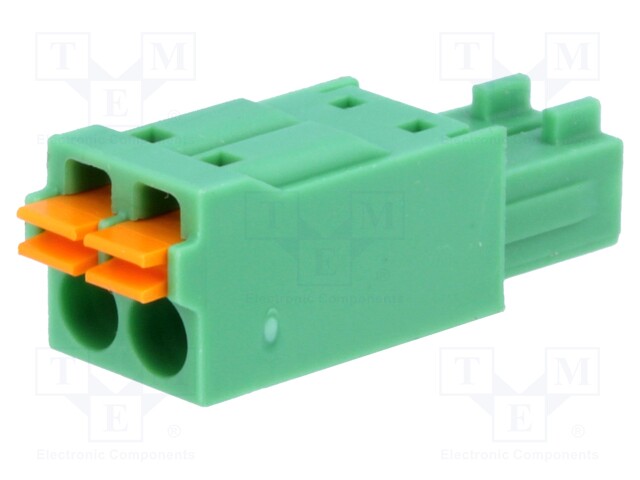 Pluggable terminal block; 3.5mm; ways: 2; straight; plug; female