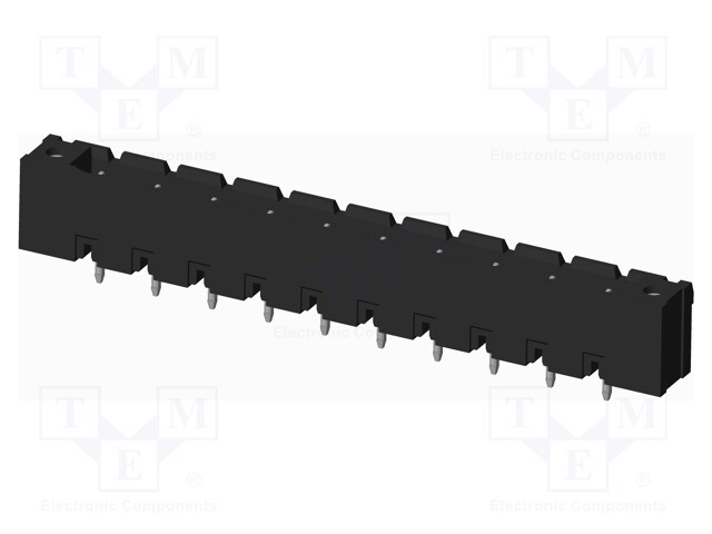 Connector: pluggable terminal block; socket; male; on PCBs