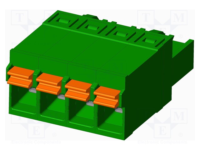 Connector: pluggable terminal block; plug; female; straight; 12A