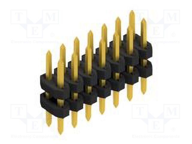 Connector: pin strips; pin header; male; PIN: 14; 2mm; THT; 2x7; 100V