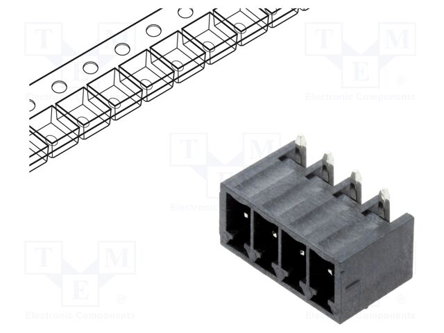 Connector: pluggable terminal block; OQ; 10A; 300V; socket; male