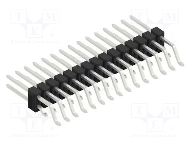 Connector: pin strips; pin header; male; PIN: 30; 2.54mm; SMT; 2x15