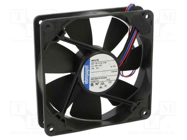 Fan: DC; axial; 2900rpm