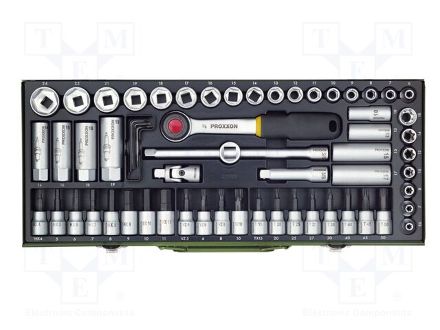 Wrenches set; Mounting: 3/8"; 65pcs.