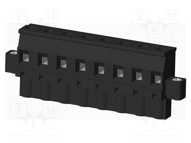 Connector: pluggable terminal block; plug; female; angled 90°