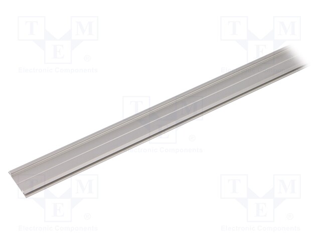 Profiles for LED modules; surface; natural; L: 1m; aluminium
