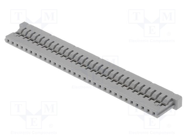 Plug; wire-board; female; DF14; 1.25mm; PIN: 30; w/o contacts
