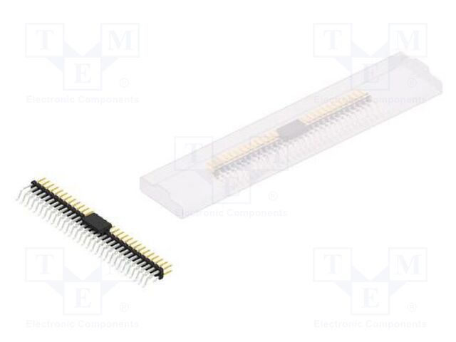 Connector: pin strips; pin header; male; PIN: 60; 2mm; SMT; 2x30