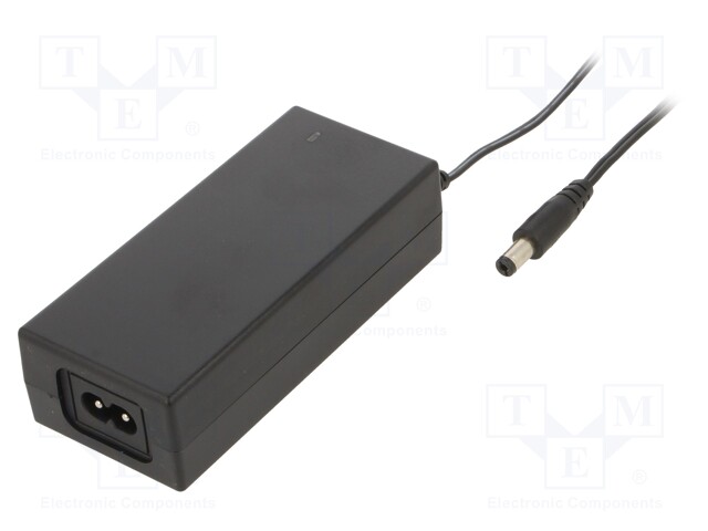 Power supply: switched-mode; 12VDC; 5A; Out: 5,5/2,1; 60W; desktop