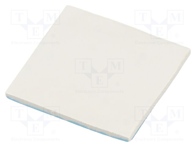 Tape: heat transfer; W: 30mm; L: 30mm; Thk: 2mm; 2W/mK; grey; 20kV; 1s.
