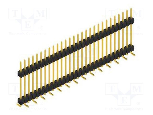 Connector: pin strips; pin header; male; PIN: 28; 2.54mm; SMT; 1x28