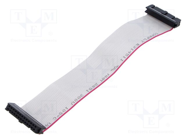 Ribbon cable with IDC connectors; Tape ph: 1.27mm; 0.2m