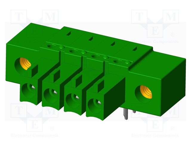 Connector: pluggable terminal block; socket; female; angled 90°