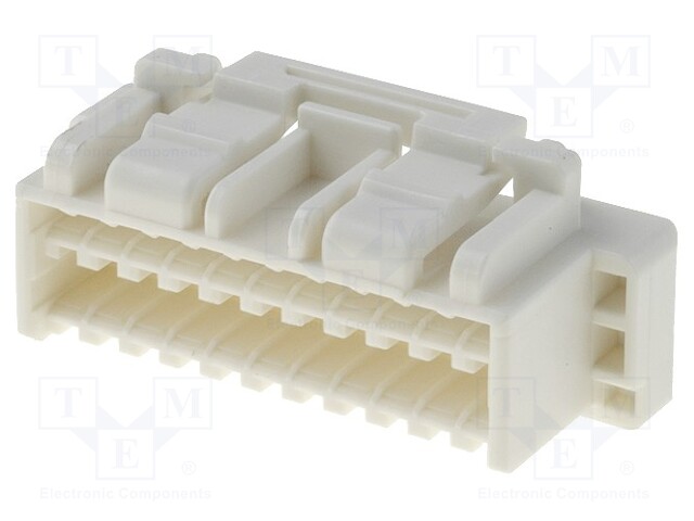 Plug; wire-board; female; CLIK-Mate; 1.5mm; PIN: 22; w/o contacts