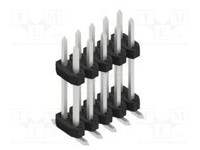 Connector: pin strips; pin header; male; PIN: 10; 2mm; SMT; 2x5; 100V