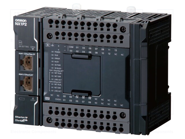 Module: CPU unit; OUT: 10; IN: 14; Series: NX1P; OUT 1: NPN; 1MB