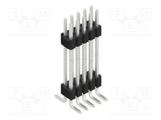 Connector: pin strips; pin header; male; PIN: 10; 1.27mm; SMT; 2x5