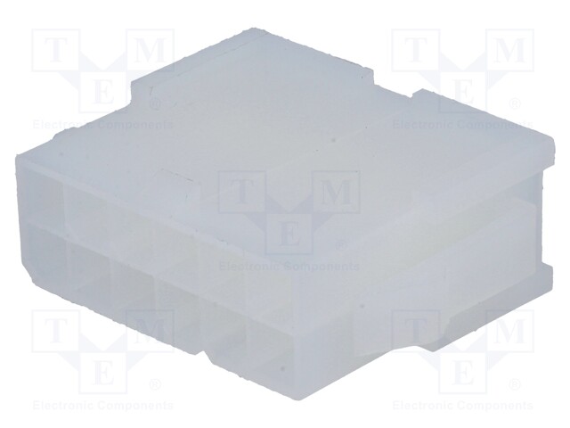 Plug; wire-wire; male; N42G; 4.2mm; PIN: 12; 600V; Locking: latch