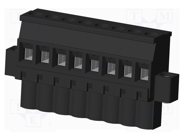 Connector: pluggable terminal block; plug; female; angled 90°
