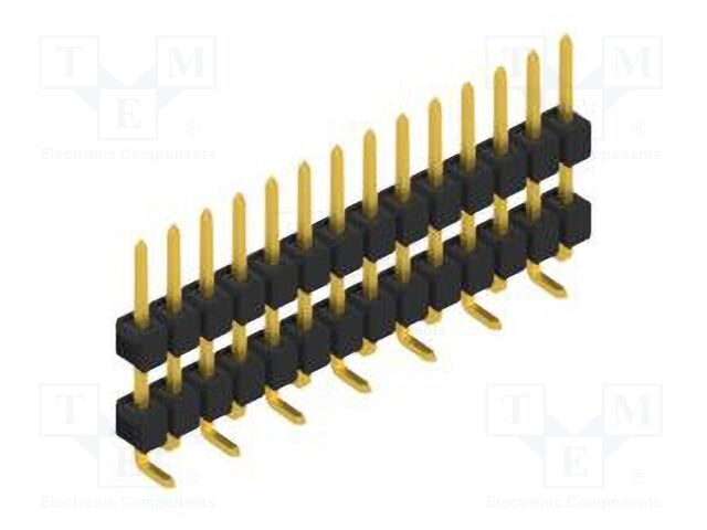 Connector: pin strips; pin header; male; PIN: 14; 2.54mm; SMT; 1x14