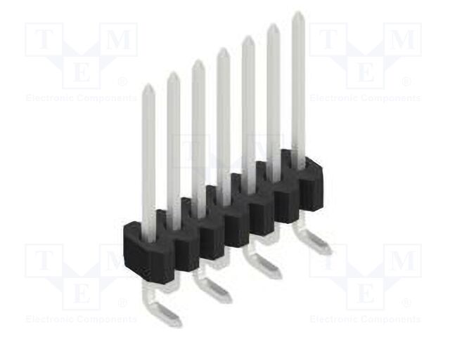 Connector: pin strips; pin header; male; PIN: 7; 1.27mm; SMT; 1x7