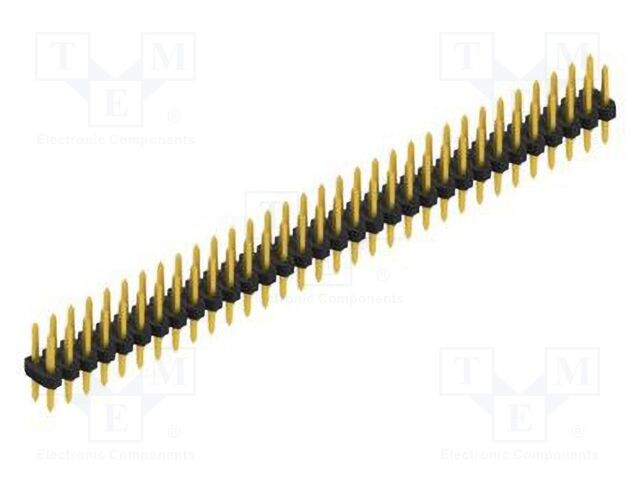 Connector: pin strips; pin header; male; PIN: 64; 2mm; THT; 2x32