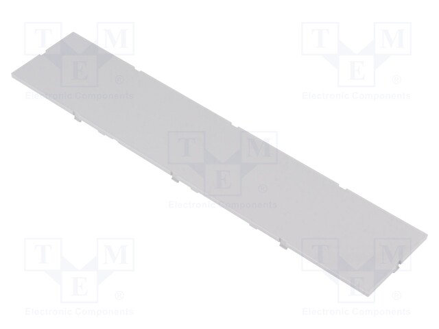 Front panel; with frame,with holder; grey